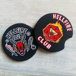 Hellfire club car coasters